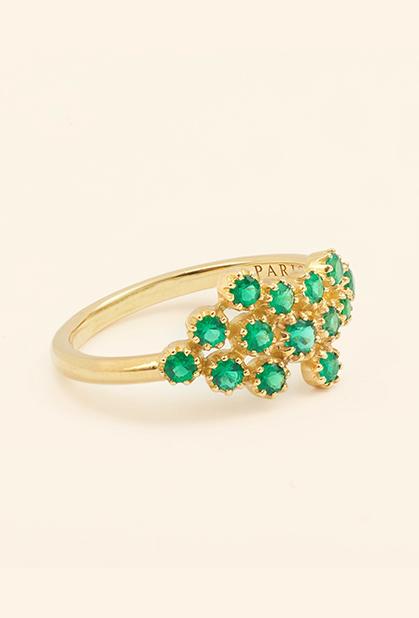 Charger l'image dans la galerie, 18K YELLOW GOLD, EMERALD