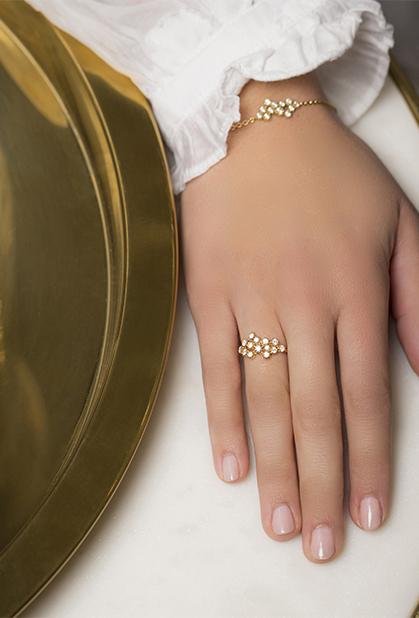 Charger l'image dans la galerie, 18K ROSE GOLD, DIAMOND