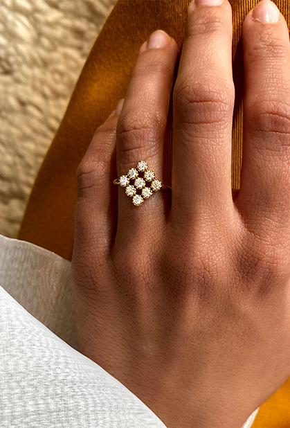 Charger l'image dans la galerie, 18K YELLOW GOLD, DIAMOND