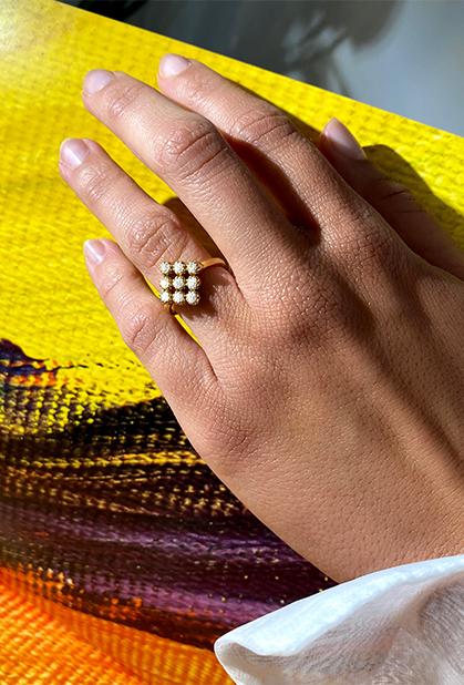 Charger l'image dans la galerie, 18K YELLOW GOLD, DIAMOND