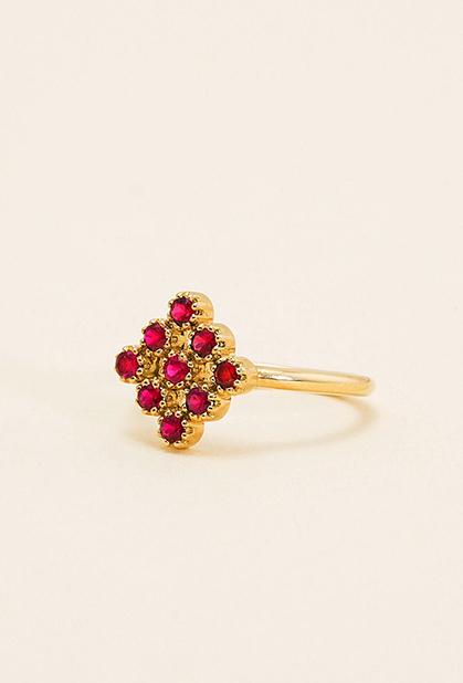 Charger l'image dans la galerie, 18K YELLOW GOLD, RUBIES