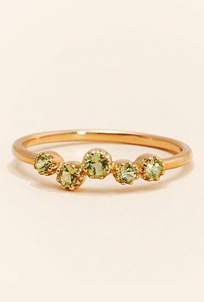 Charger l'image dans la galerie, 18K YELLOW GOLD, PERIDOT