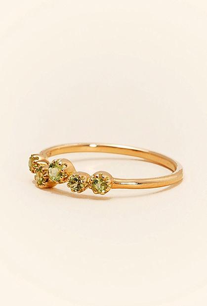 Charger l'image dans la galerie, 18K YELLOW GOLD, PERIDOT