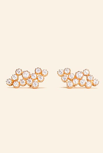 18K ROSE GOLD, DIAMONDS