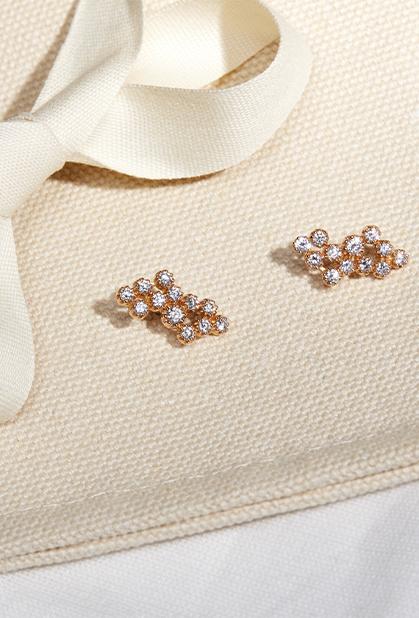 Charger l'image dans la galerie, 18K ROSE GOLD, DIAMONDS