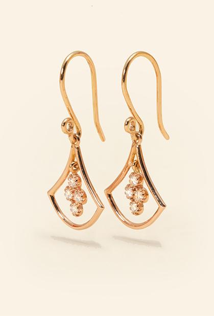 Charger l'image dans la galerie, 18K ROSE GOLD, DIAMOND