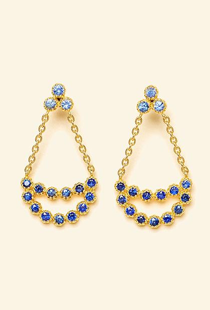 Charger l'image dans la galerie, 18K YELLOW GOLD, SAPPHIRE