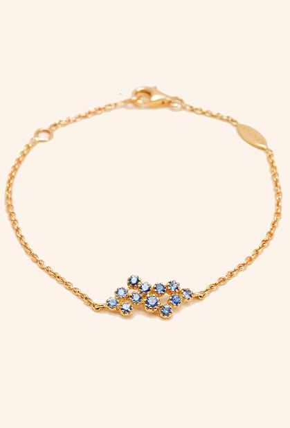 Charger l'image dans la galerie, 18K YELLOW GOLD, SAPPHIRE