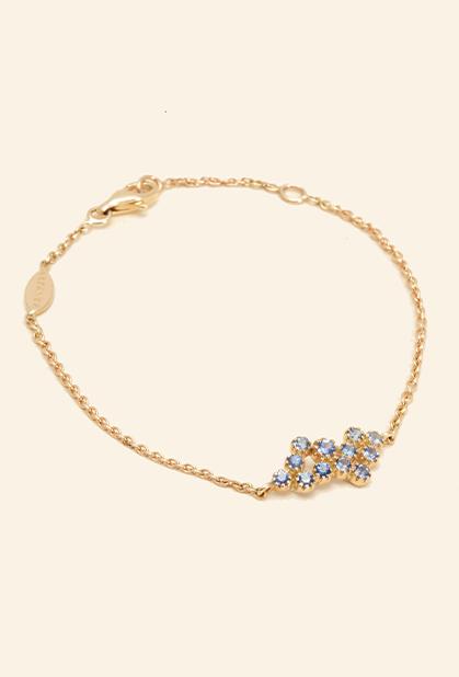 Charger l'image dans la galerie, 18K YELLOW GOLD, SAPPHIRE