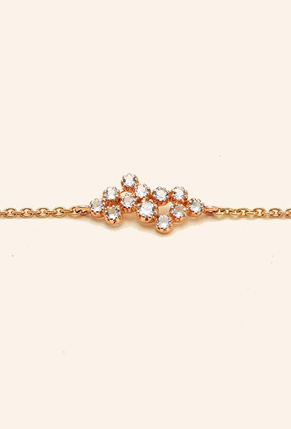 Charger l'image dans la galerie, 18K ROSE GOLD, AQUAMARINE