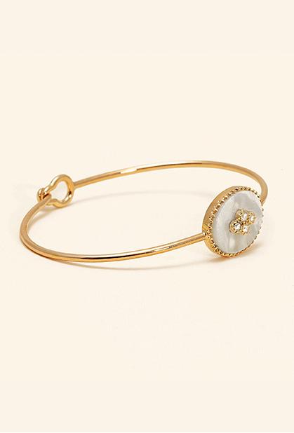 18K YELLOW GOLD, MOTHER-OF-PEARL