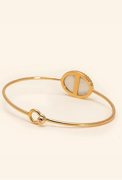 Charger l'image dans la galerie, 18K YELLOW GOLD, MOTHER-OF-PEARL