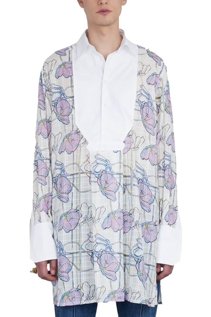 Charger l'image dans la galerie, LA CHEMISE LONGUE PLASTRON