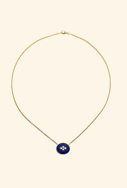 18K YELLOW GOLD, LAPIS LAZULI