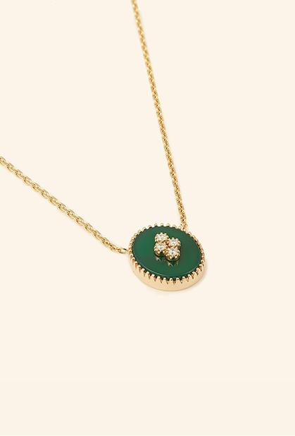 18K ROSE GOLD, AGATE