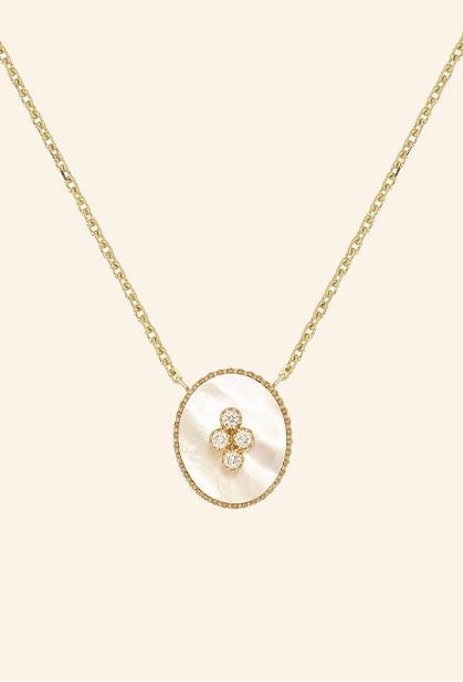 Charger l'image dans la galerie, 18K ROSE GOLD, MOTHER-OF-PEARL