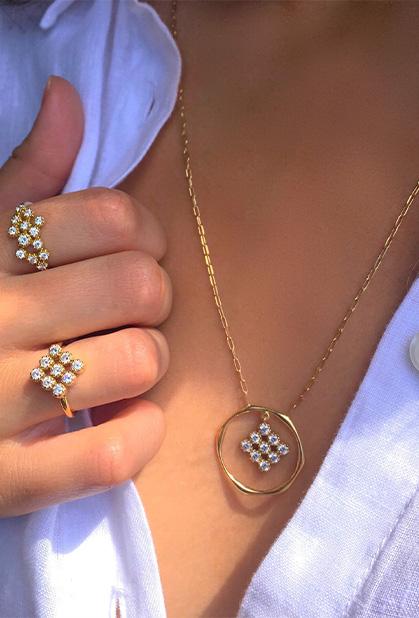 Charger l'image dans la galerie, 18K YELLOW GOLD, DIAMOND