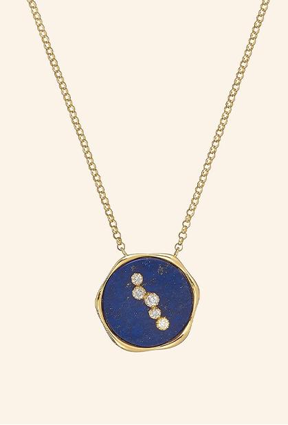 Charger l'image dans la galerie, 18K YELLOW GOLD, LAPIS LAZULI