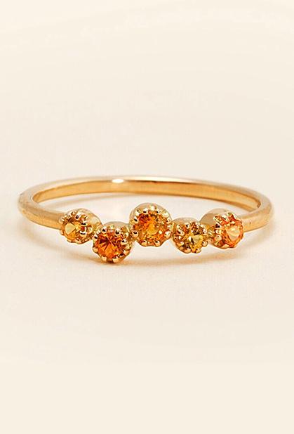 Charger l'image dans la galerie, 18K YELLOW GOLD, YELLOW SAPPHIRE
