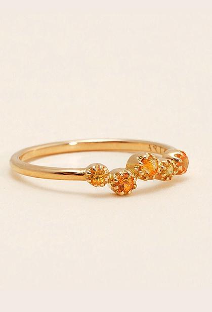 Charger l'image dans la galerie, 18K YELLOW GOLD, YELLOW SAPPHIRE