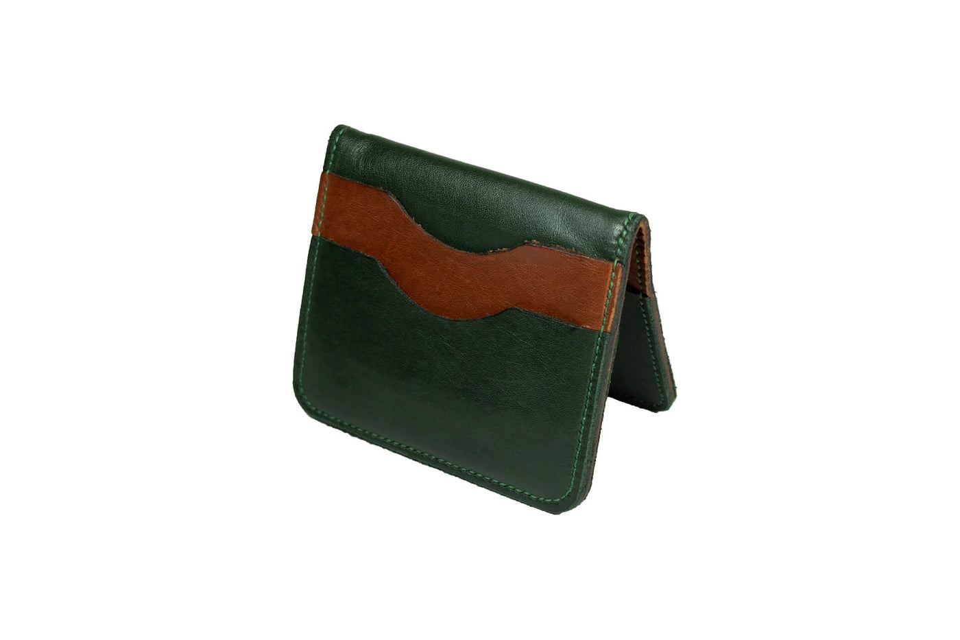 Charger l'image dans la galerie, COWHIDE PINE GREEN WALLET