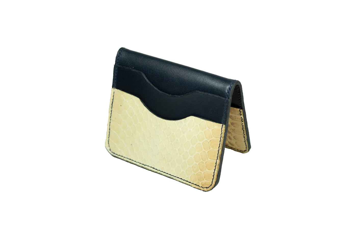 Charger l'image dans la galerie, PYTHON CREAM WALLET