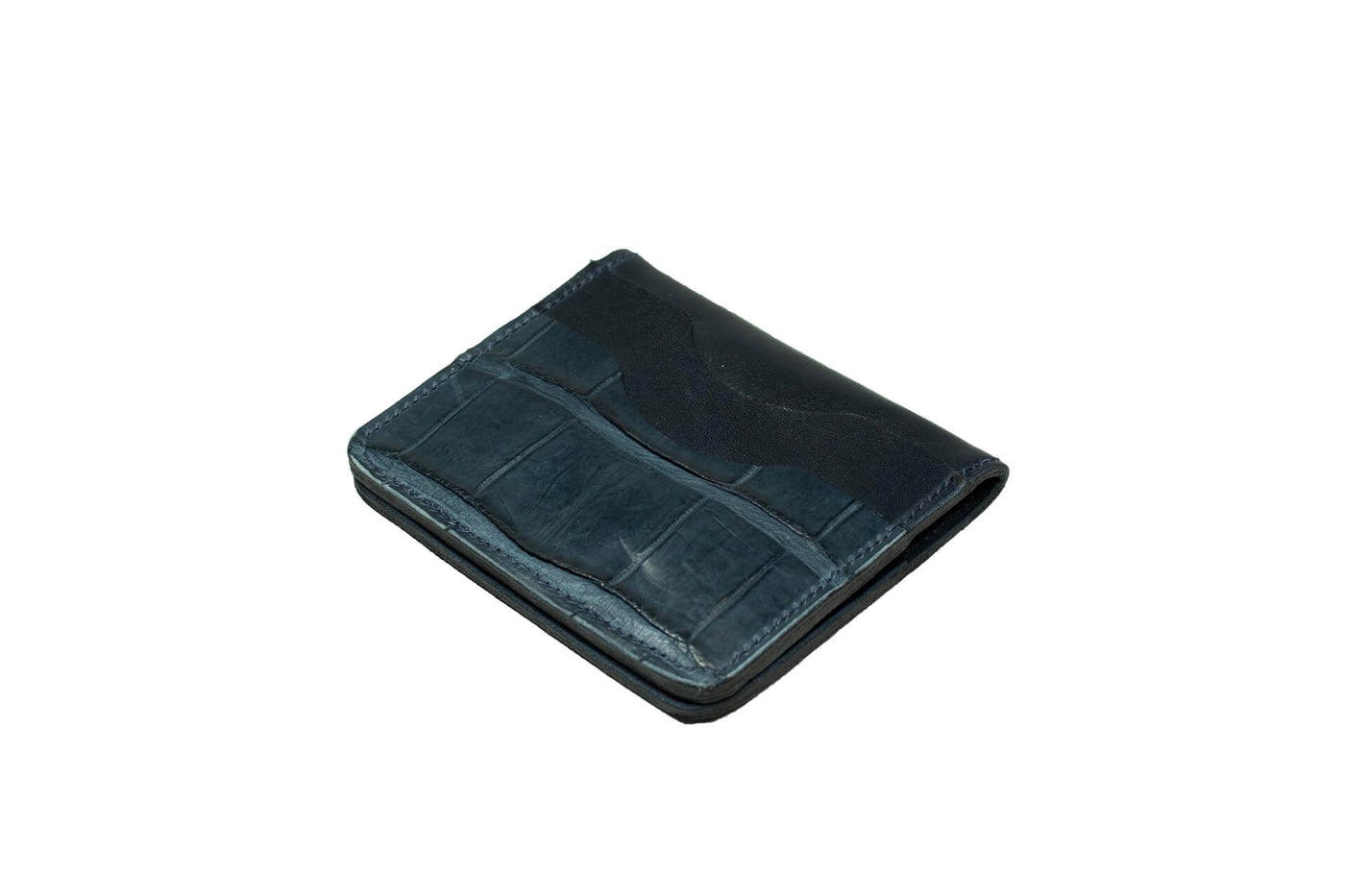 Charger l'image dans la galerie, CROCODILE NIGHT BLUE WALLET