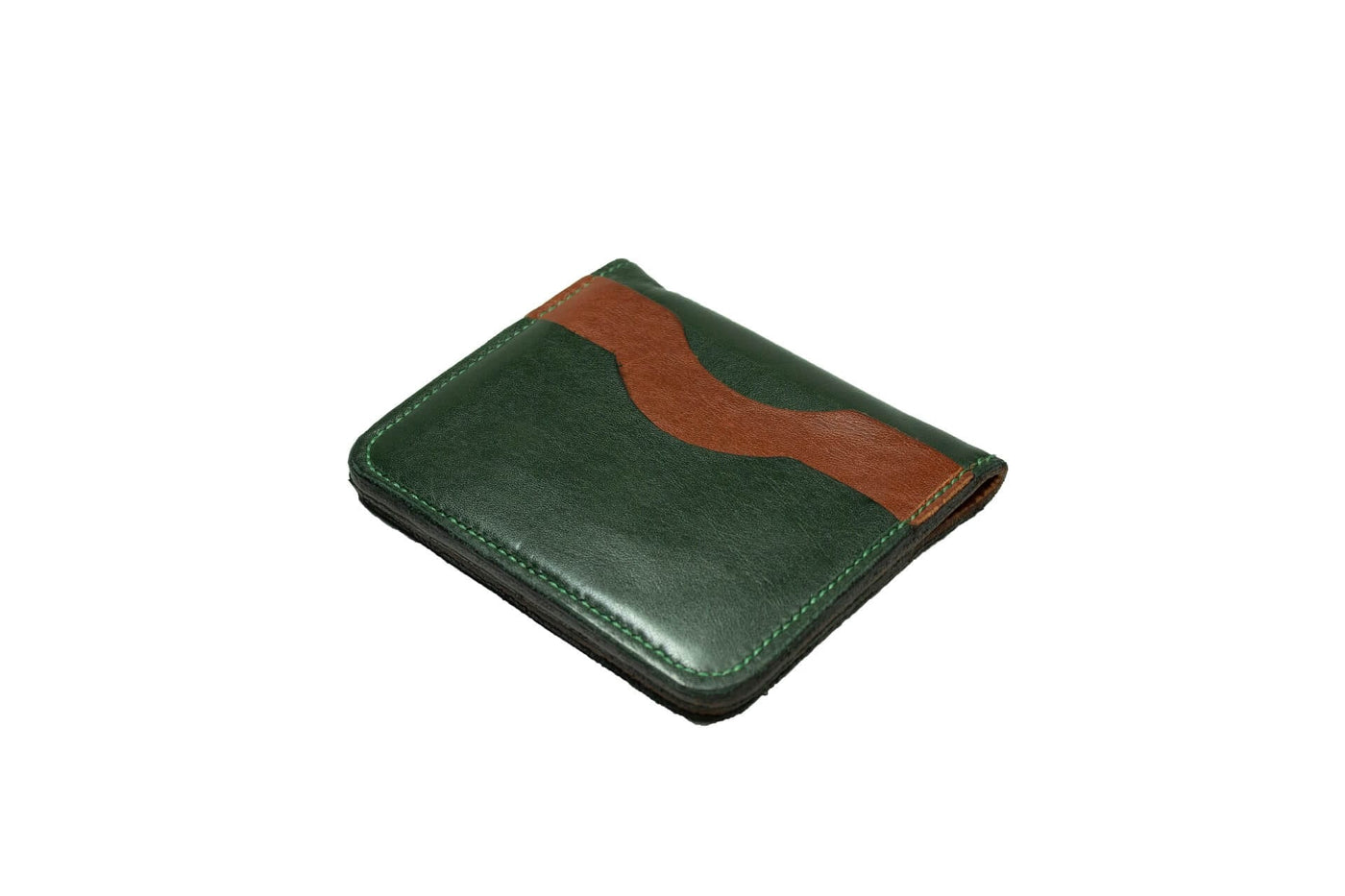 Charger l'image dans la galerie, COWHIDE PINE GREEN WALLET
