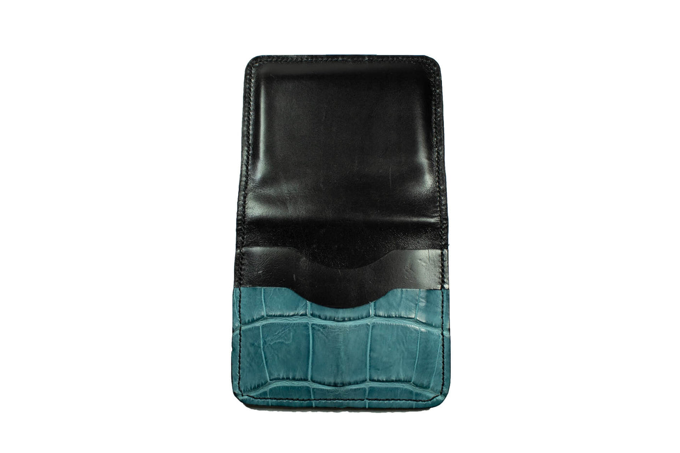 Charger l'image dans la galerie, CROCODILE LIGHT BLUE WALLET