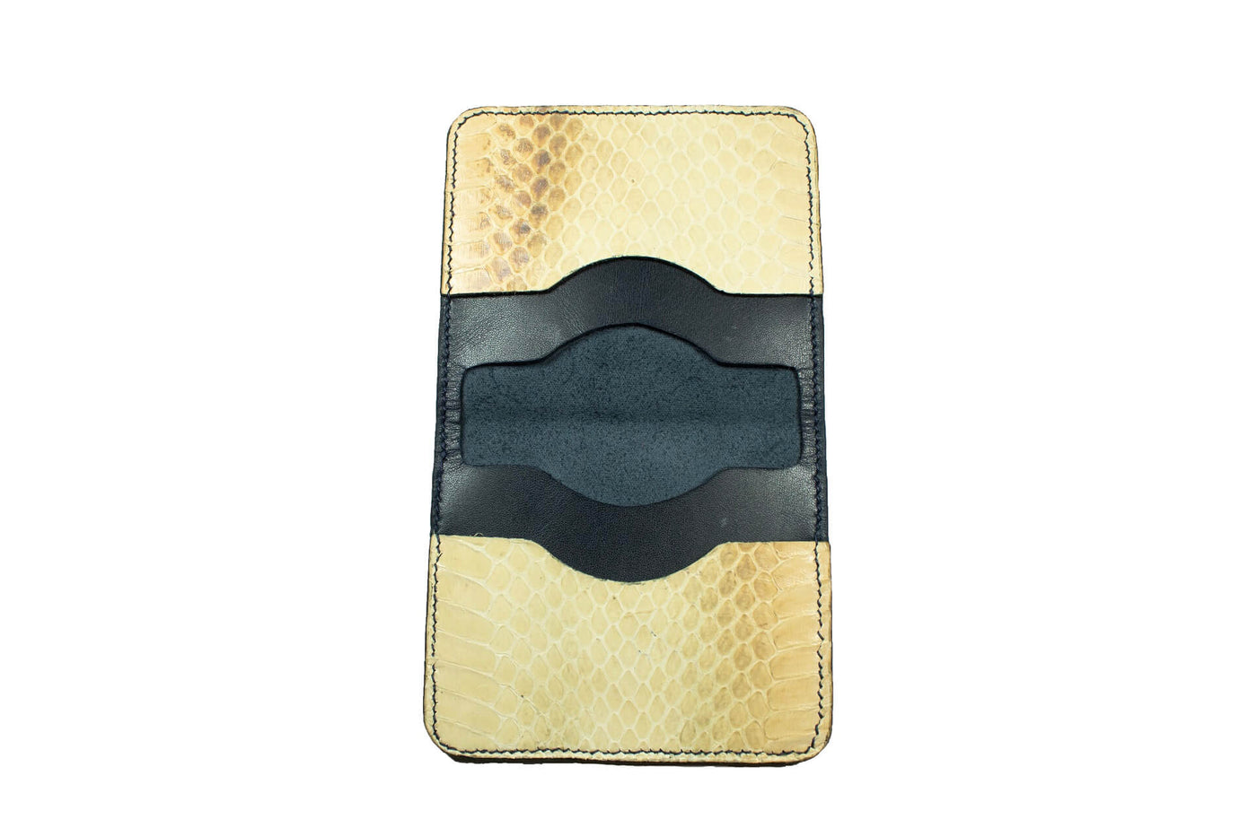 Charger l'image dans la galerie, PYTHON CREAM WALLET