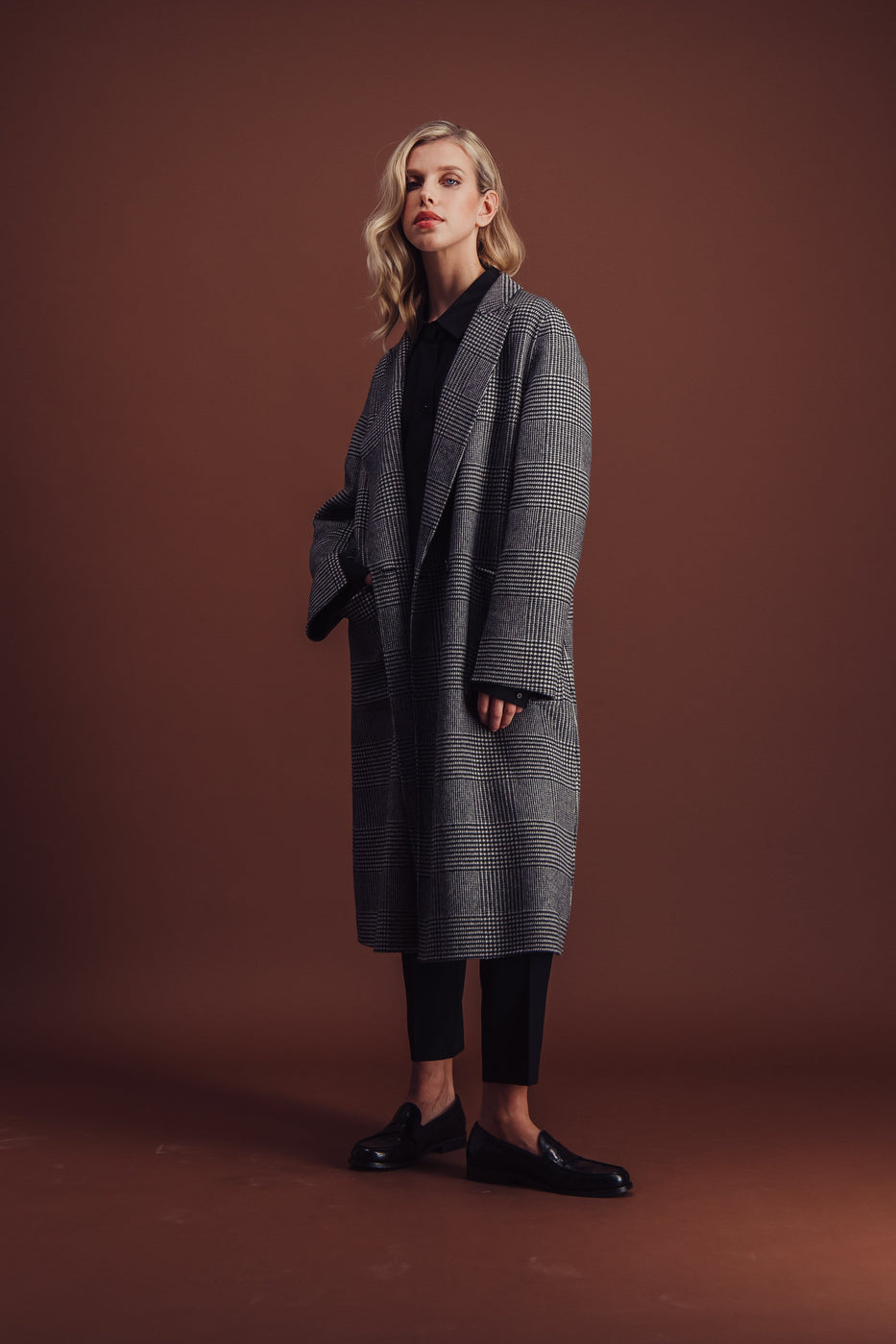 Charger l'image dans la galerie, WENDY CHECK COAT