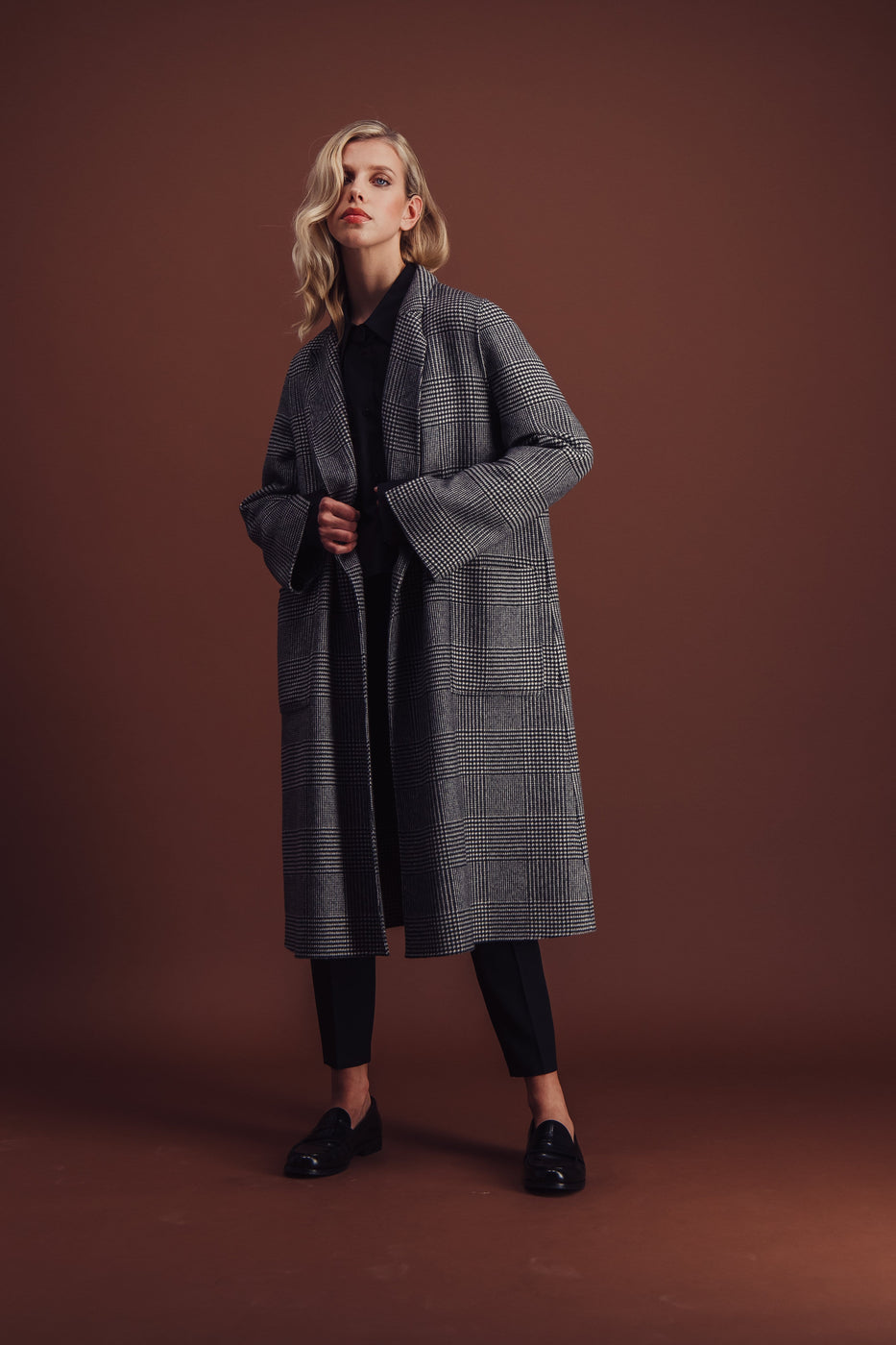 Charger l'image dans la galerie, WENDY CHECK COAT