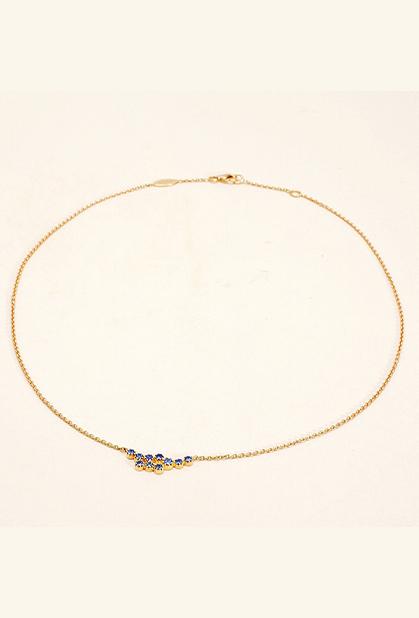 Charger l'image dans la galerie, 18K YELLOW GOLD, SAPPHIRE