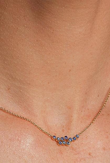 Charger l'image dans la galerie, 18K YELLOW GOLD, SAPPHIRE