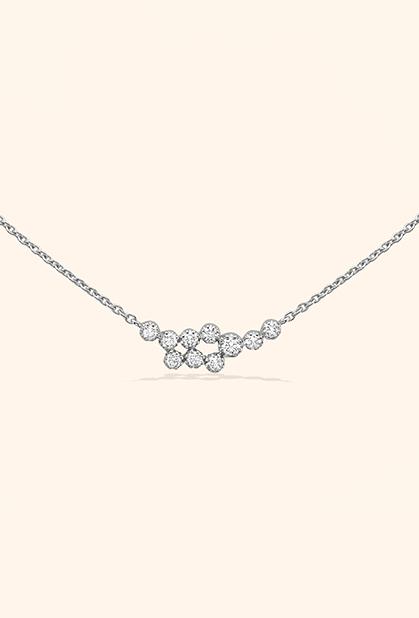18K WHITE GOLD, DIAMOND