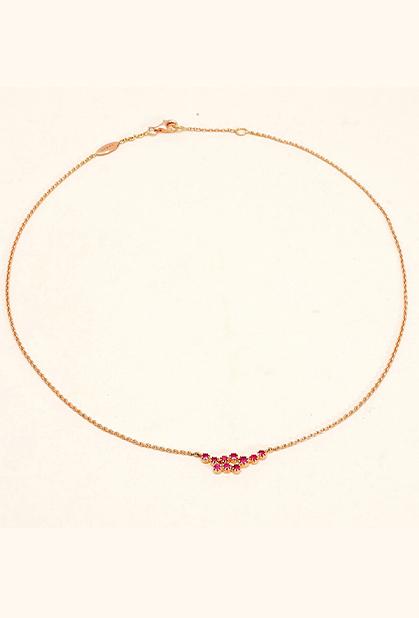 Charger l'image dans la galerie, 18K ROSE GOLD, RUBIES