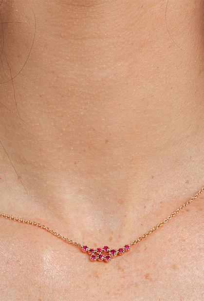 Charger l'image dans la galerie, 18K ROSE GOLD, RUBIES