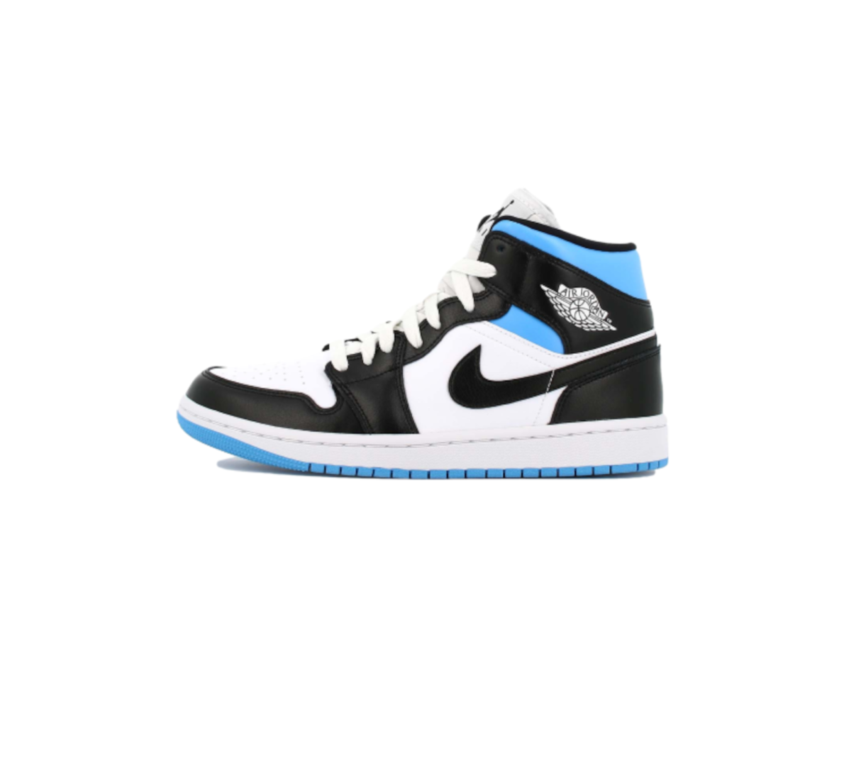 Charger l'image dans la galerie, NIKE AIR JORDAN 1 MID UNIVERSITY BLACK WHITE