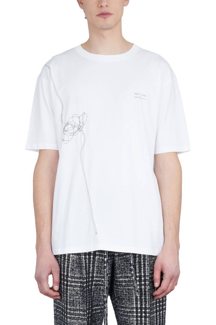 LE T-SHIRT FLEUR BRODÉE