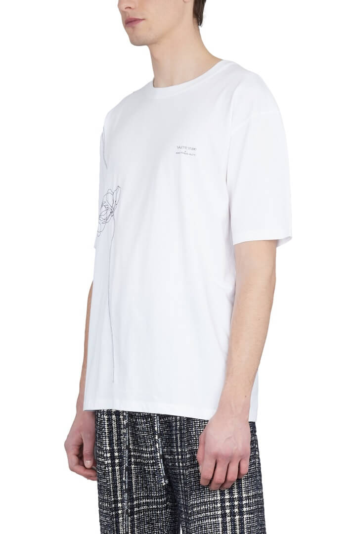 Charger l'image dans la galerie, LE T-SHIRT FLEUR BRODÉE