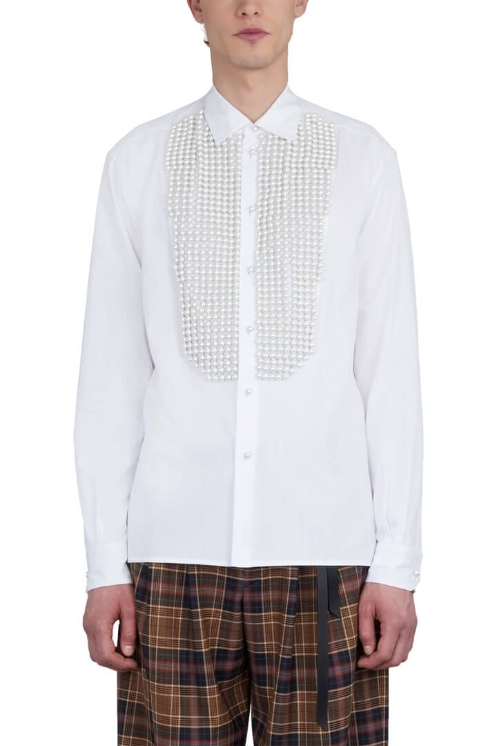 Charger l'image dans la galerie, LE CHEMISE BRODÉE PERLES