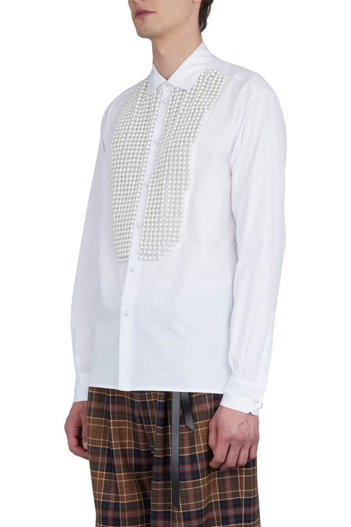 Charger l'image dans la galerie, LE CHEMISE BRODÉE PERLES