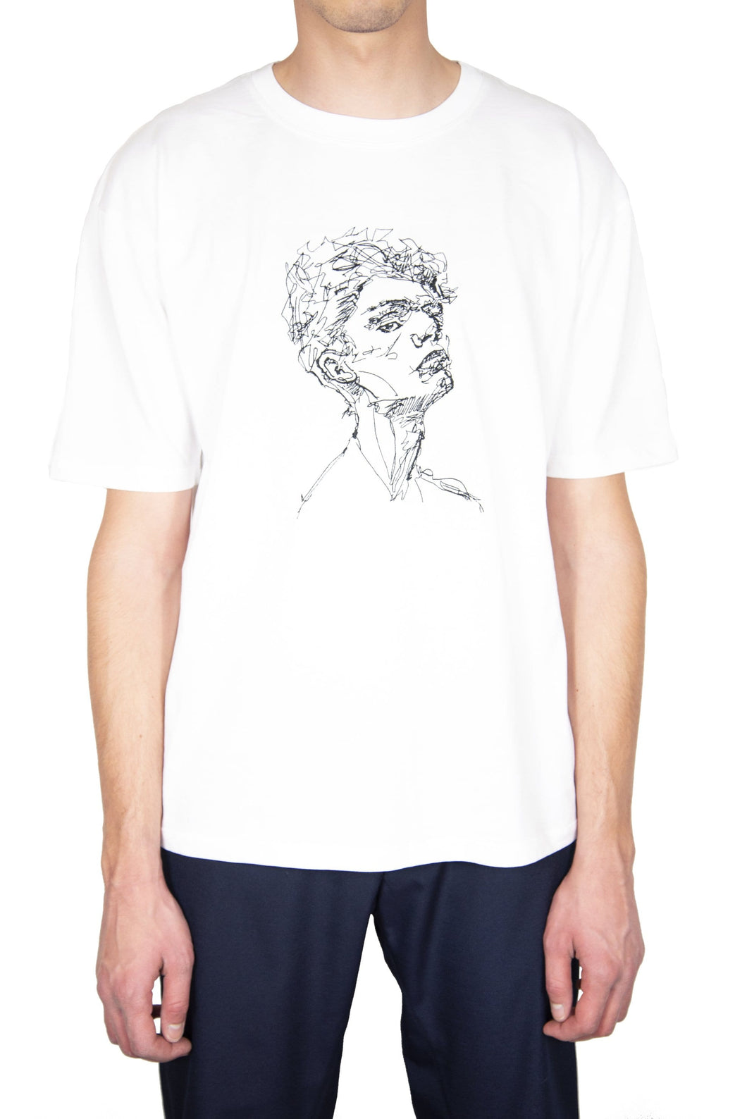 EMBROIDERED HEAD T-SHIRT